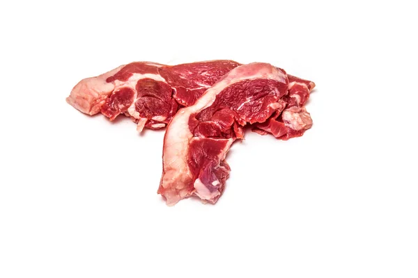 Goat meat leg steaks — Stock Photo, Image