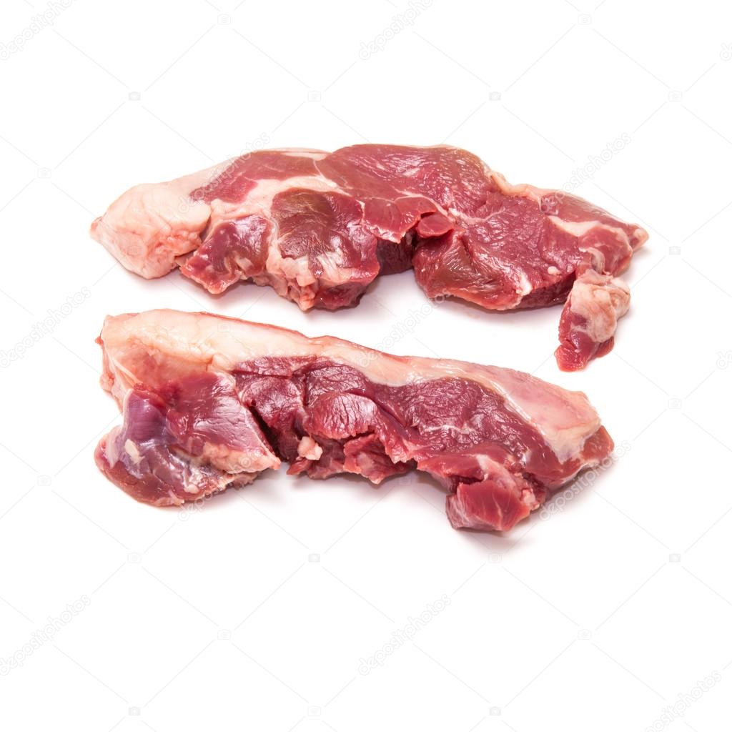 Goat meat leg steaks 