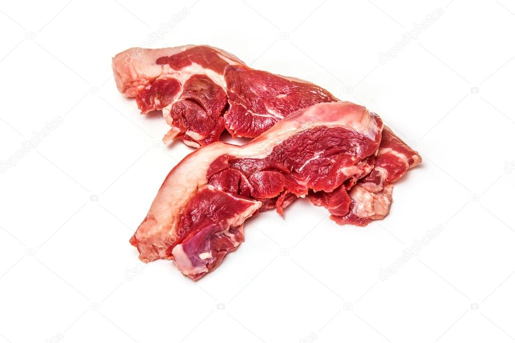 Goat meat leg steaks 