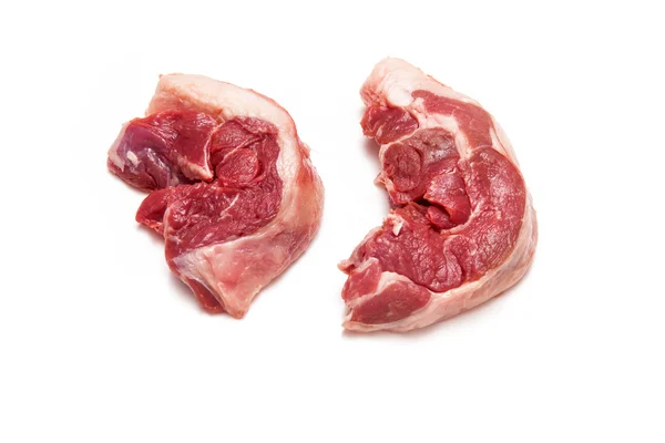 Goat meat leg steaks — Stock Photo, Image