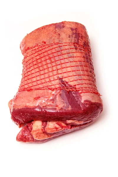 Ongekookt rundvlees "briskets" aangeduide — Stockfoto