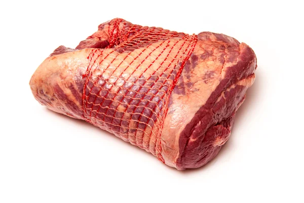 Ongekookt rundvlees "briskets" aangeduide — Stockfoto