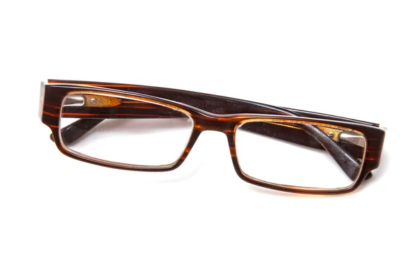 Brown retro spectacles — Stock Photo, Image