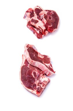 Pişmemiş Yeni Zelanda kuzu pirzolası