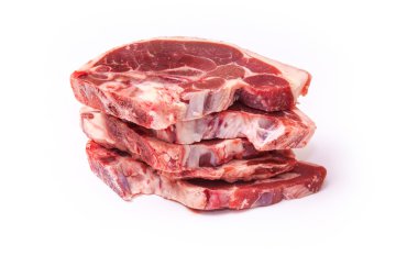 Pişmemiş Yeni Zelanda kuzu pirzolası