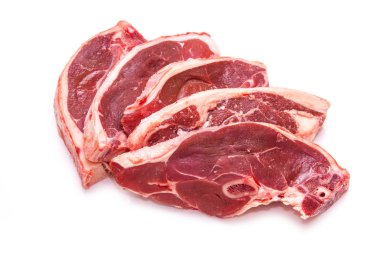 Pişmemiş Yeni Zelanda kuzu pirzolası