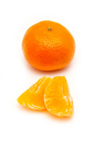 Clementine with segments — Stock Photo, Image