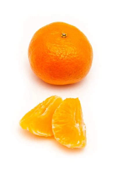 Clementine with segments — Stock Photo, Image