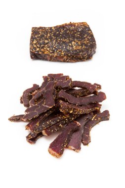 Kurutulmuş et dilimleri