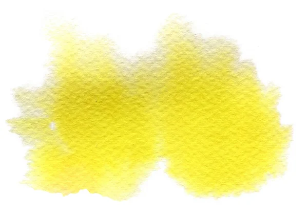 Πολύχρωμος λεκές υδατογραφίας με υδατοδιαλυτό χρώμα — Φωτογραφία Αρχείου