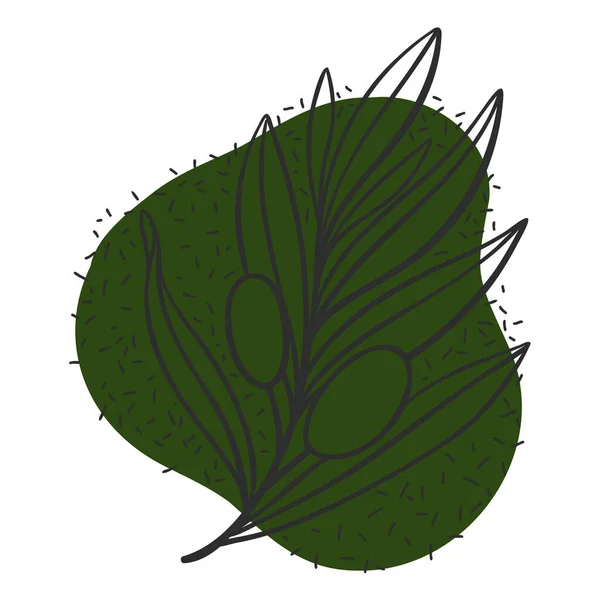 Ikona liści, liście - elementy roślinne, ikony — Wektor stockowy