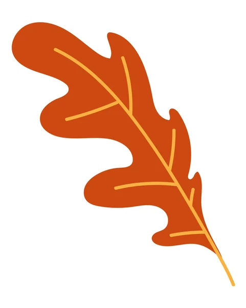 Pomarańczowy jesień liście wektor ilustracja. Jesienna ramka Halloween z liśćmi, ikoną graficzną lub nadrukiem odizolowanym na białym tle — Wektor stockowy