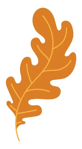 Pomarańczowy jesień liście wektor ilustracja. Jesienna ramka Halloween z liśćmi, ikoną graficzną lub nadrukiem odizolowanym na białym tle. — Wektor stockowy