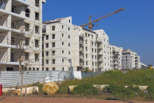 bir yerleşim bölgesinde inşaatı.