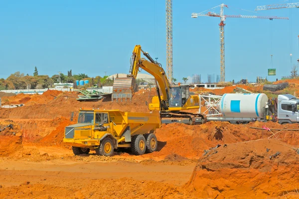 Construction of a residential area. — Stock Photo, Image