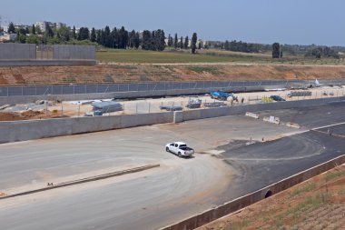 yeni bir yol asfaltlama.