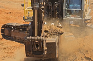 bir yerleşim bölgesinde inşaatı.