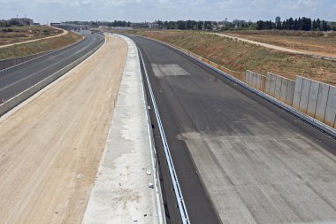 yeni bir yol asfaltlama.