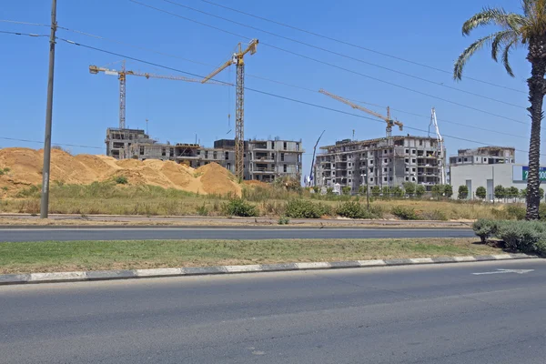 Construction of a residential area. — Stock Photo, Image