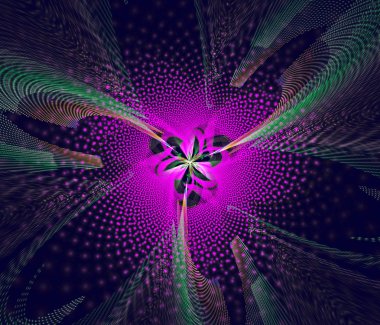 Soyut fraktal.