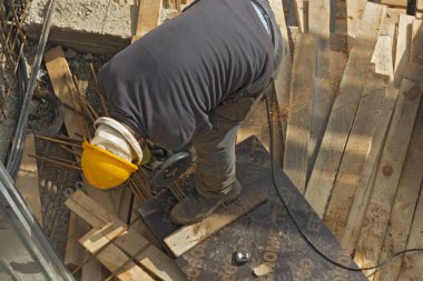 Ezilmiş taş - doku. Zemin.