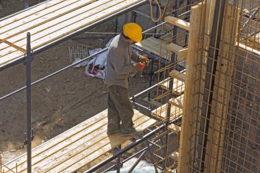 Ezilmiş taş - doku. Zemin.