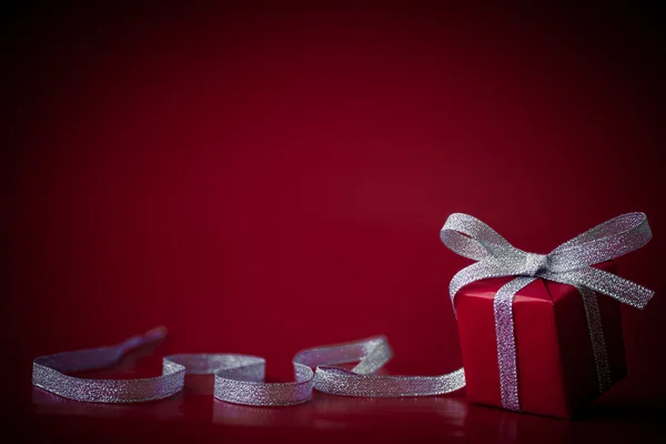 Presente vermelho — Fotografia de Stock