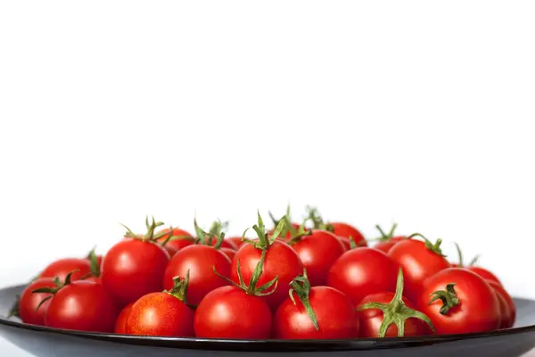 盘子里的樱桃西红柿 — 图库照片