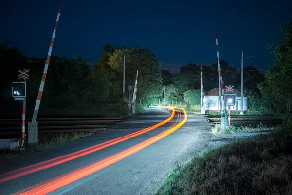 Attraversamento ferroviario — Foto Stock