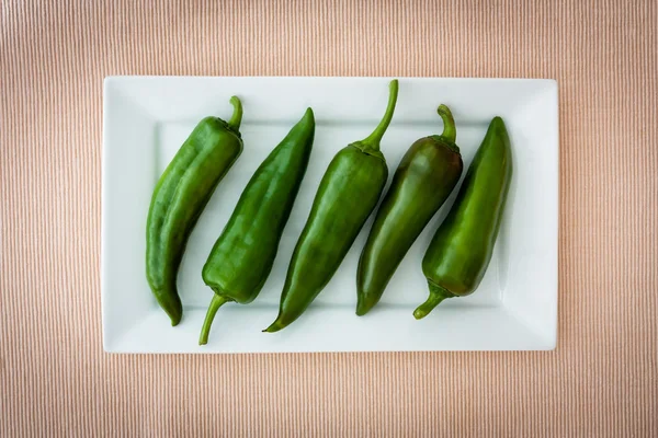 Green peppers — Stock Photo, Image