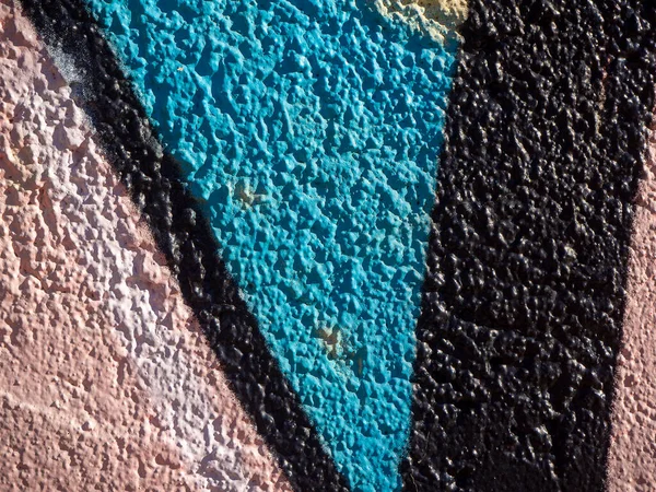 Parlak renkli duvar resminin desenli bir arkaplanı