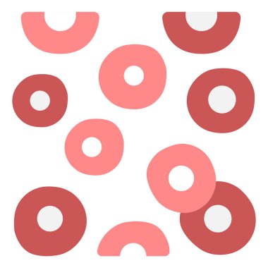 Bilimsel kavramsal ikon, vektör illüstrasyonu. hücre biyolojisi