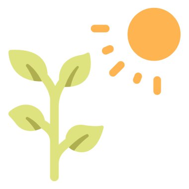 Bilimsel kavramsal ikon, vektör illüstrasyonu. fotobiyoloji