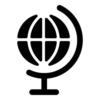 Bilimsel kavramsal ikon, vektör illüstrasyonu. toprak küre