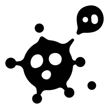 Bilimsel kavramsal ikon, vektör illüstrasyonu. epidemiyoloji