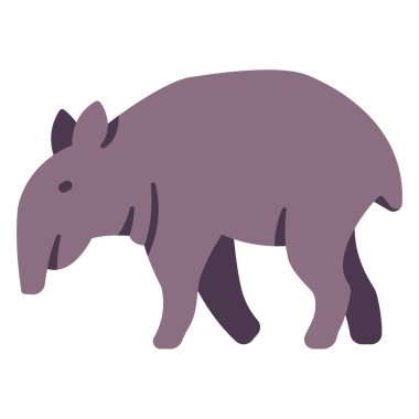 Amazon Konsepti 'nin Hayatı. Vahşi yaşam vektör illüstrasyonu, yabankedisi