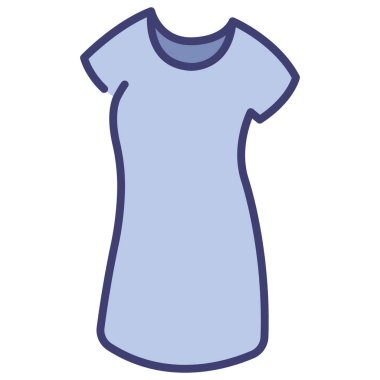 clothing and apparel icon, vector illustration. shirt dress