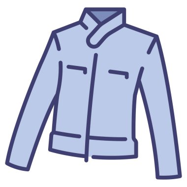 clothing and apparel icon, vector illustration. racer jacket