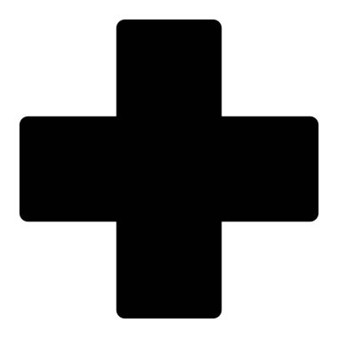 Maç simgesi, vektör illüstrasyonu. Artı