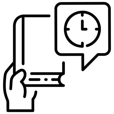 Kitap ikonu, vektör illüstrasyonunu ödünç al. Rezervasyon dönemi