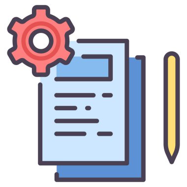 Başlangıç konsepti, iş simgesi. Vektör çizimi. içerik yönetimi