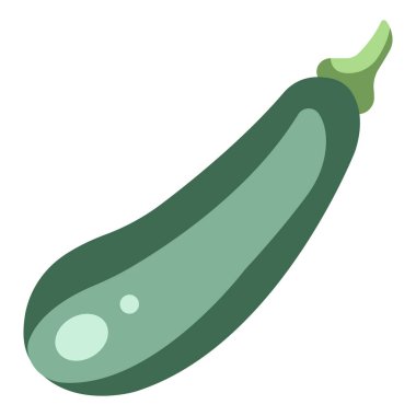 Sebze ikonu. Vektör çizimi. kabak.