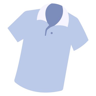 clothing and apparel icon, vector illustration. polo collar t shirt