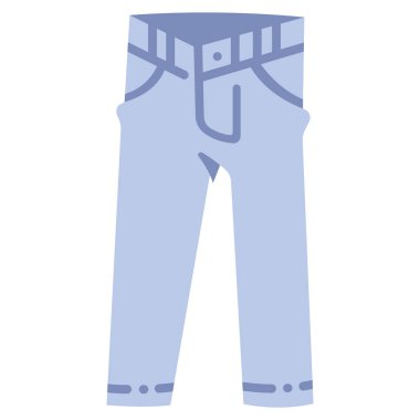 clothing and apparel icon, vector illustration. jeans