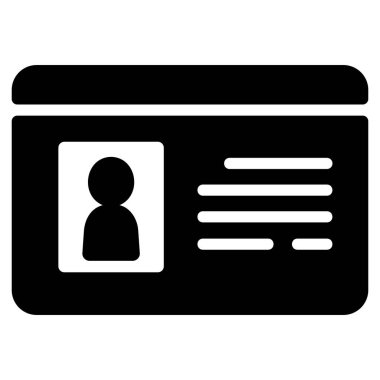 Kitap ikonu, vektör illüstrasyonunu ödünç al. üye kimlik kartı