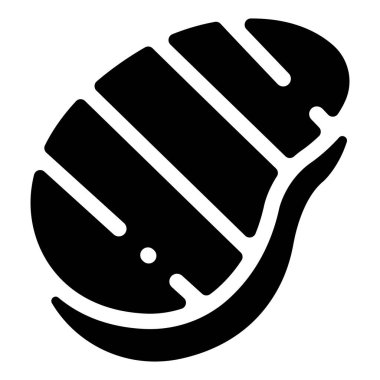 Yemek ve yemek ikonu, vektör çizimi. biftek