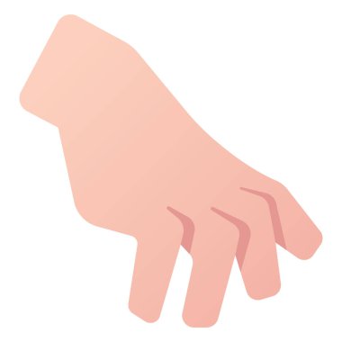 Fitness ikonu, vektör illüstrasyonu. el