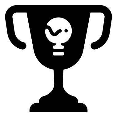 Bilimsel kavramsal ikon, vektör illüstrasyonu. fikir ödülü