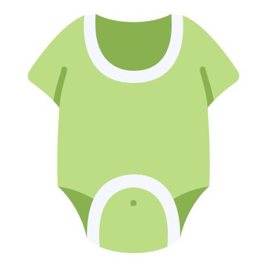 baby icon, vector illustration. baby bodysuit