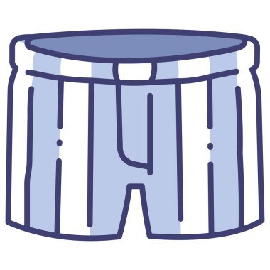 clothing and apparel icon, vector illustration. boxer shorts
